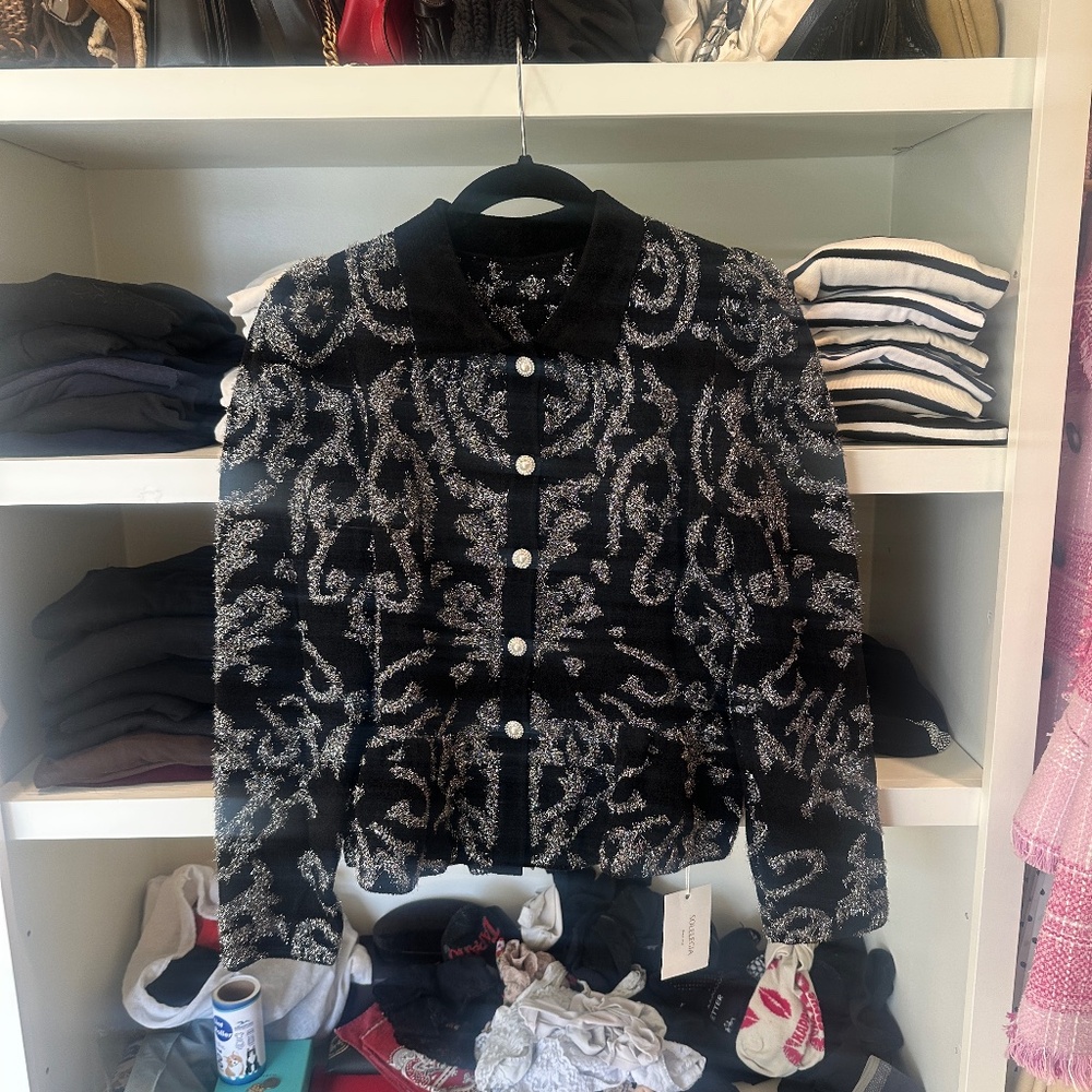 Solelegia Peplum Sweater Jacket